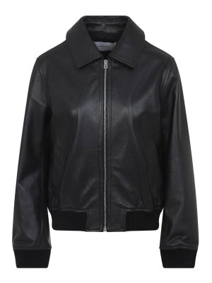 YVES SALOMON: Lederjacken - Lederjacke - Schwarz