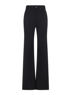BALENCIAGA: casual trousers - Straight Wool Pants