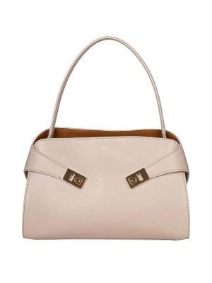 FERRAGAMO: Schultertaschen - Schultertasche - Taupe