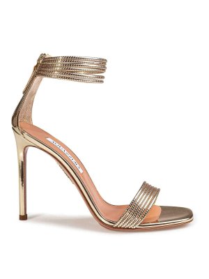 Aquazzura: Sandalen - Sandalen - Gold