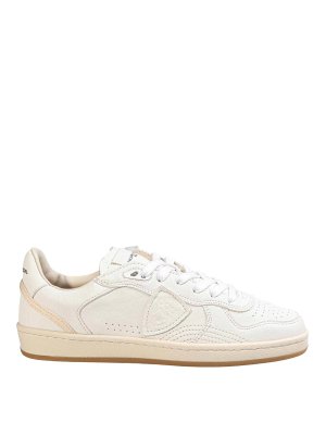 PHILIPPE MODEL: trainers - Pgal Sneakers In White Leather