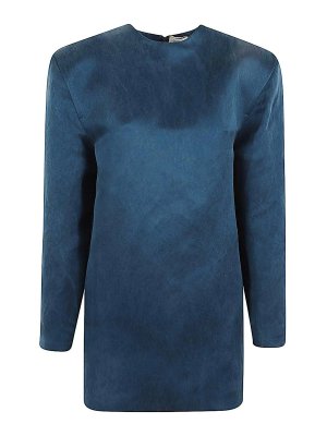 SAINT LAURENT: evening dresses - Satin Silk Dress