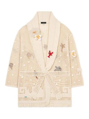 ALANUI: Cardigans - Cardigan - Beige