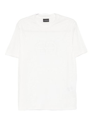 EMPORIO ARMANI: t-shirts - Logo Cotton T-Shirt