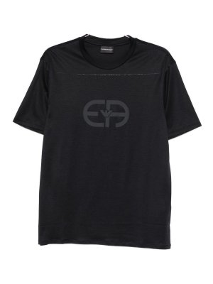 EMPORIO ARMANI: t-shirts - Logo Cotton T-Shirt