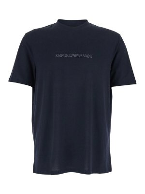 EMPORIO ARMANI: T-shirts - T-Shirt - Bleu