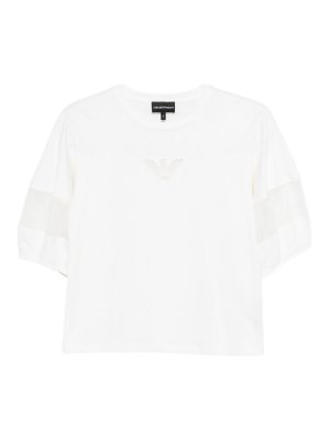 EMPORIO ARMANI: Pull col rond - Pull Col Rond - Blanc