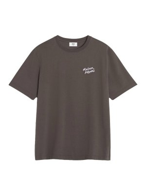 MAISON KITSUNÉ: t-shirts - Handwriting Cotton T-Shirt