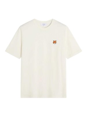 MAISON KITSUNÉ: t-shirts - Fox Head Cotton T-Shirt