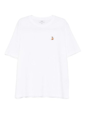 MAISON KITSUNÉ: Tシャツ - Tシャツ - 白