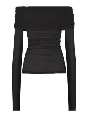 WOLFORD: Tops y camisetas sin mangas - Top - Negro