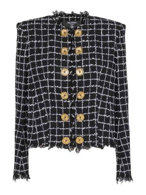 Balmain: casual jackets - Tweed Jacket