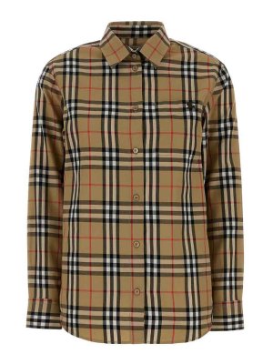 BURBERRY: シャツ - シャツ - ベージュ