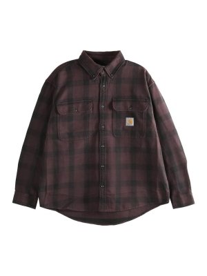 CARHARTT: pantaloni shorts - Short in cotone a quadri