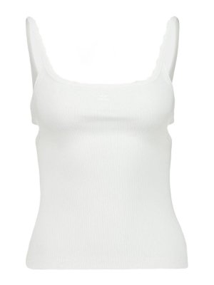 Courreges: Tops & Tank tops - Cotton Tank Top