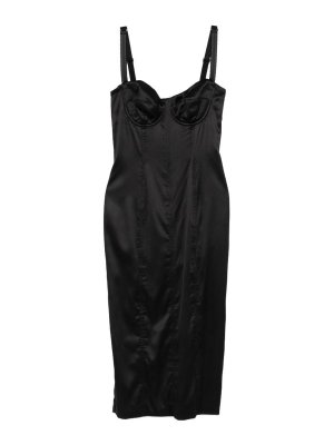 DOLCE & GABBANA: ニーレングスドレス - 膝丈ドレス - 黒