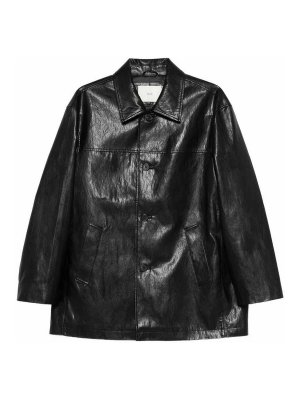 DUNST: leather jacket - Vegan Leather Jacket