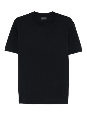 EMPORIO ARMANI: T-shirts - T-Shirt - Bleu