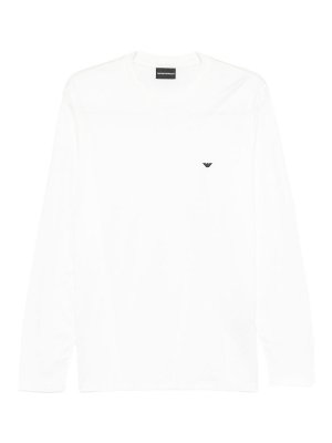 EMPORIO ARMANI: t-shirts - Cotton Blend T-Shirt