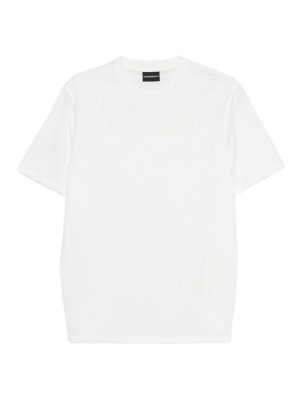 EMPORIO ARMANI: t-shirts - Logo Cotton T-Shirt
