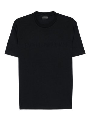 EMPORIO ARMANI: T-shirts - T-Shirt - Bleu