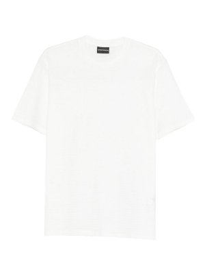 EMPORIO ARMANI: t-shirts - Logo Cotton T-Shirt