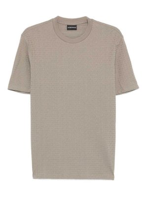 EMPORIO ARMANI: t-shirts - Logo Cotton T-Shirt