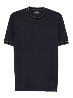 EMPORIO ARMANI: T-shirts - T-Shirt - Bleu