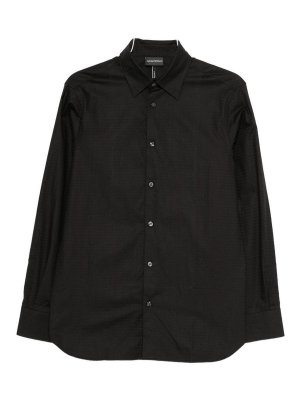 EMPORIO ARMANI: Camisas - Camisa - Negro