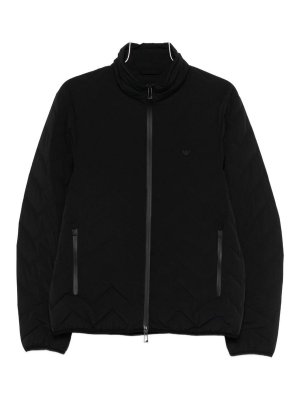 EMPORIO ARMANI: Kurze Daunenjacken - Daunenjacke - Schwarz