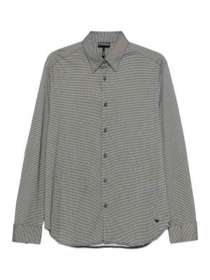 EMPORIO ARMANI: camicie - Camicia in misto cotone