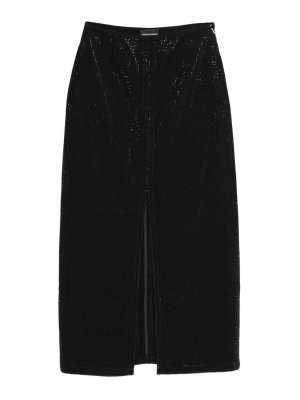 EMPORIO ARMANI: Jupes midi et au genou - Jupe Midi - Noir