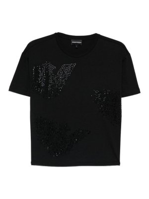 EMPORIO ARMANI: Tシャツ - Tシャツ - 黒
