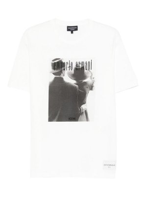 EMPORIO ARMANI: T-shirts - T-Shirt - Blanc