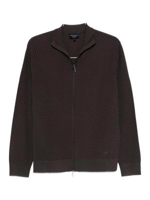 EMPORIO ARMANI: カーディガン - カーディガン - 黒