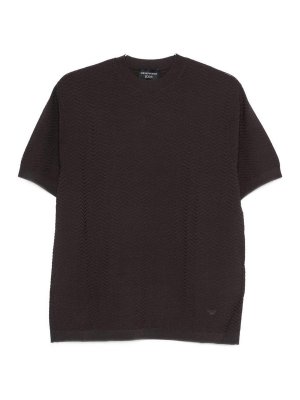 EMPORIO ARMANI: t-shirts - Knitted T-Shirt
