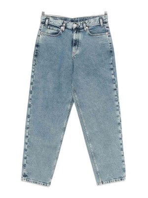 EMPORIO ARMANI: Straight Leg Jeans - Straight Leg Jeans - Blau
