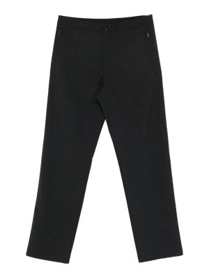 EMPORIO ARMANI: casual trousers - Wool Blend Trousers
