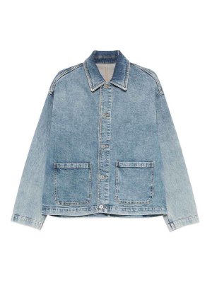 EMPORIO ARMANI: Jeansjacken - Jeansjacke - Blau
