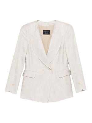 EMPORIO ARMANI: Blazer - Blazer - Beige