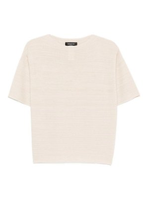 FABIANA FILIPPI: maglia collo rotondo - Maglione In Lana E Cotone