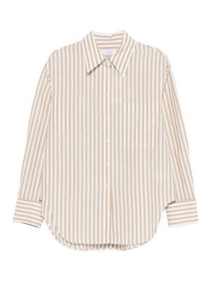 Iro: blouses - Azaloa Striped Cotton Blouse
