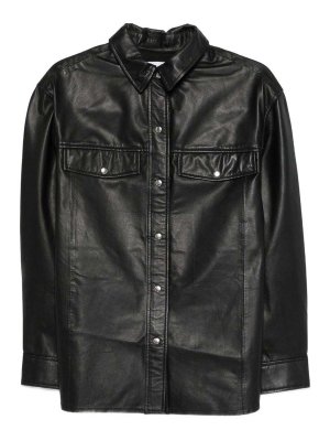 Iro: leather jacket - Cabana Leather Shirt