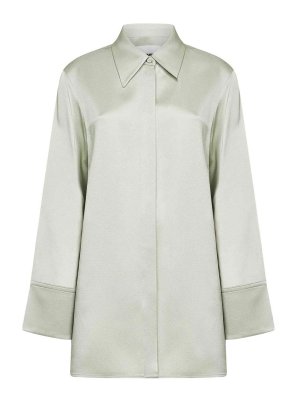 JIL SANDER: Camisas - Camisa - Verde Claro