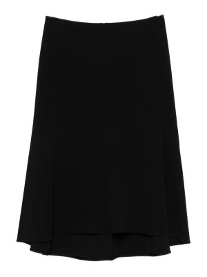 JIL SANDER: Mini jupes - Mini Jupe - Noir