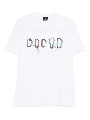 PS BY PAUL SMITH: t-shirts - Carabiner Organic Cotton T-Shirt