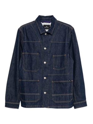 PS BY PAUL SMITH: カジュアルジャケット - カジュアルジャケット - ブルー