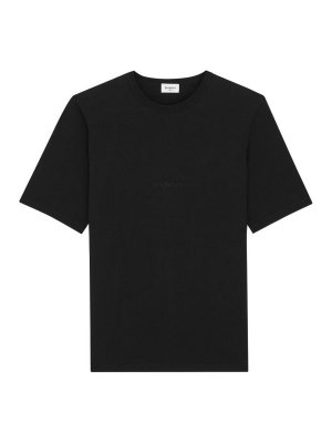 SAINT LAURENT: t-shirts - Cotton T-Shirt