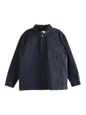 SAINT LAURENT: t-shirts - Cotton Overshirt