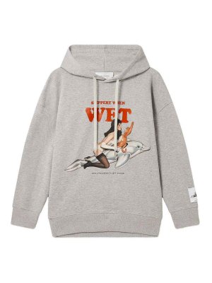 STELLA McCARTNEY: Sweatshirts und Pullover - Sweatshirt - Hellgrau